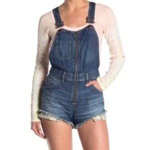 Free People Short Overall Zip Front Size 8